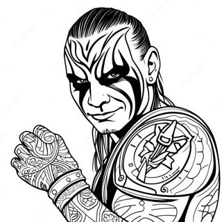 Jeff Hardy Malarbild 73605-60735