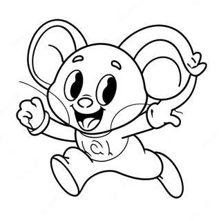 Mighty Mouse Flygande Aventyr Malarbok 74006-61072