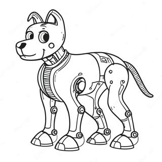 Robot Hund Farglaggningssida 74075-61119