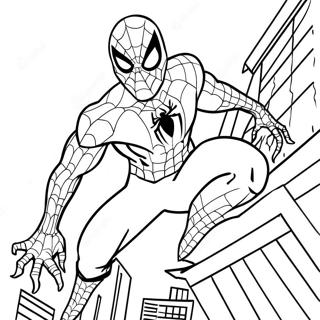 Zombie Spiderman Malarbild 74095-61140