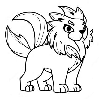 Arcanine Målarbilder