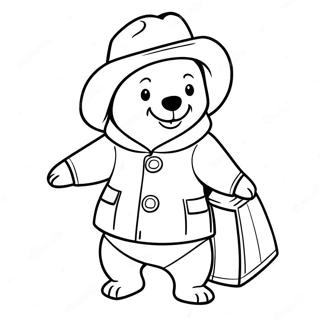 Paddington Björn Målarbilder