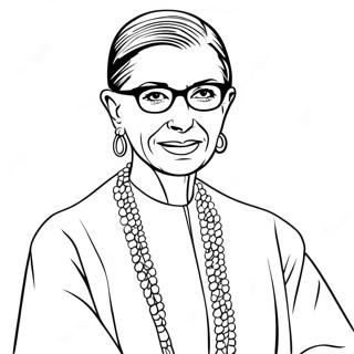 Ruth Bader Ginsburg Målarbilder