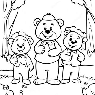 Berenstain Bears Familjeaventyr Malarbild 7735-6285