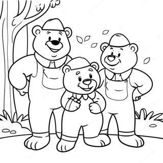 Berenstain Bears Familjeaventyr Malarbild 7735-6287