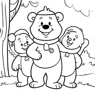 Berenstain Bears Familjeaventyr Malarbild 7735-6288