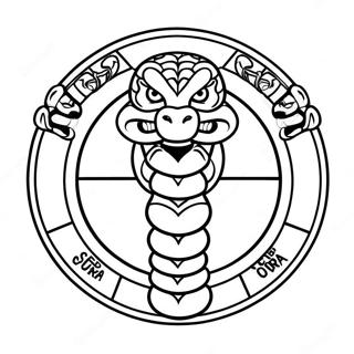 Cobra Kai Logotyp Malarbild 7964-6466