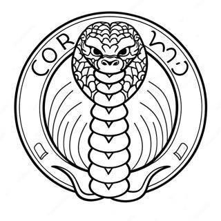 Cobra Kai Logotyp Malarbild 7964-6468