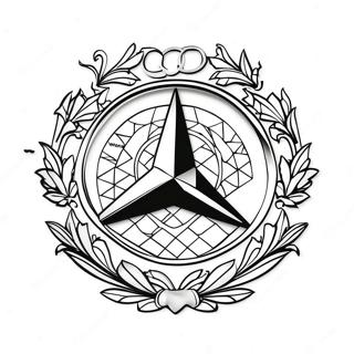 Mercedes Logotyp Farglaggningssida 8094-6570