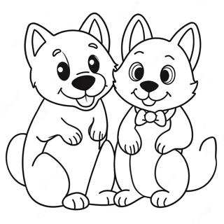 Furry Friends Malarbild 8345-6767