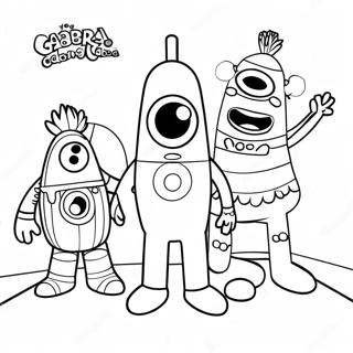 Yo Gabba Gabba Malarbild 8355-6776