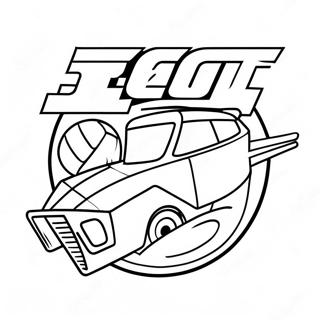 Rocket League Logotyp Farglaggningssida 8395-6880