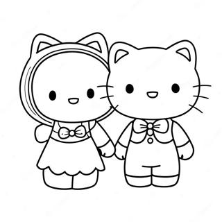 Hello Kitty Och Dear Daniel Farglaggningssida 8405-6886