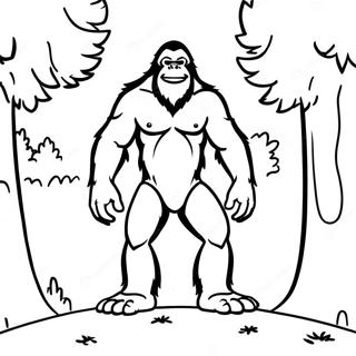 Bigfoot Silhuett Malarbok 8485-6951