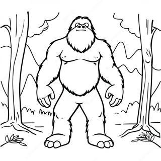 Bigfoot Silhuett Malarbok 8485-6952