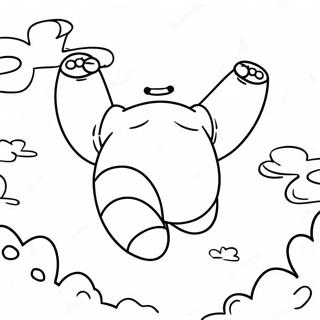 Baymax Flyger I Himlen Malarbild 8586-7033