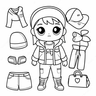 Cool Gacha Life Tomboy Outfit Malarbok 8636-7076