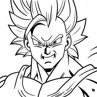 Super Saiyan Gogeta I Strid Malarbild 8767-7170