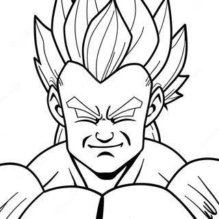 Super Saiyan Gogeta I Strid Malarbild 8767-7172