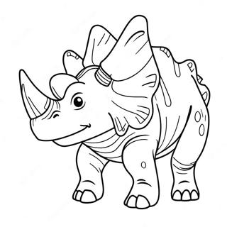 Triceratops Målarbilder