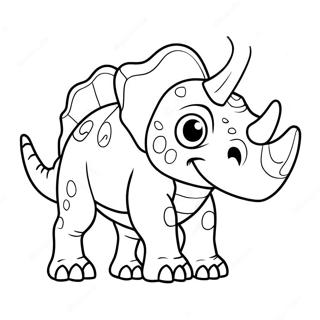 Triceratops Malarbild 8956-7318