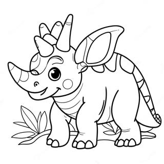 Triceratops Malarbild 8956-7319