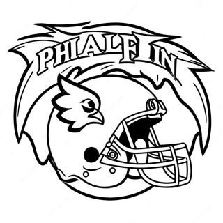 Philadelphia Eagles Logotyp Farglaggningssida 901-718