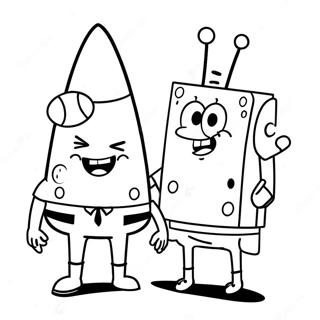 Spongebob Och Patrick Malarbok 911-727