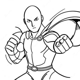 One Punch Man Malarbild 9306-7599