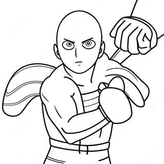 One Punch Man Malarbild 9306-7600