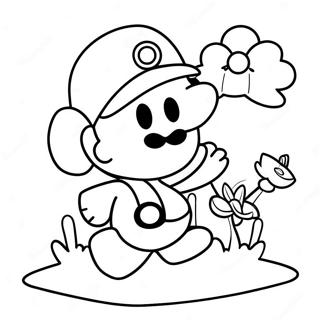 Glad Papier Mario Aventyr Malarbild 9367-7651