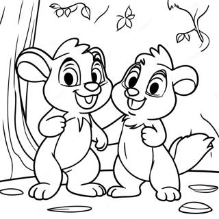 Chip Och Dale Malarbild 9686-7899