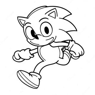 Sonic The Hedgehog Springer Snabbt Farglaggningssida 9797-7997