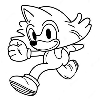 Sonic The Hedgehog Springer Snabbt Farglaggningssida 9797-7998