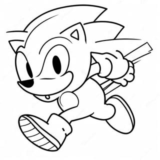 Sonic The Hedgehog Springer Snabbt Farglaggningssida 9797-7999