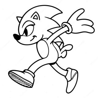 Sonic The Hedgehog Springer Snabbt Farglaggningssida 9797-8061