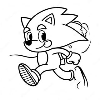 Sonic The Hedgehog Springer Snabbt Farglaggningssida 9797-8062