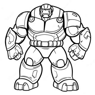 Hulk Buster Malarbild 9866-8114