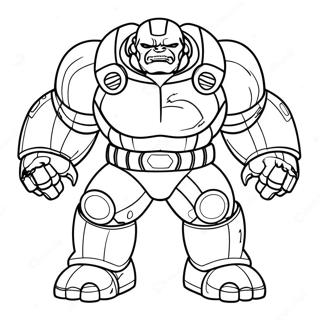 Hulk Buster Malarbild 9866-8115