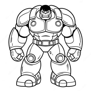 Hulk Buster Malarbild 9866-8116