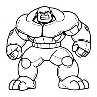 Hulk Buster I Aktion Malarbild 9867-8118