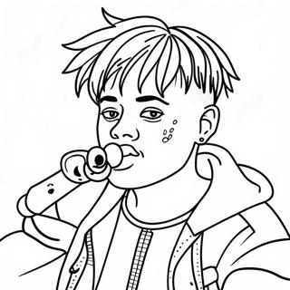 Juice Wrld Målarbilder