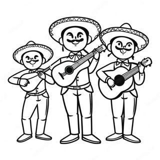 Vibrant Mariachi Band Farglaggningssida 992-796